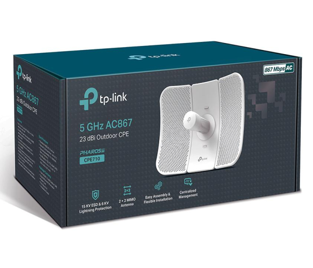 TP-Link CPE710 23dBi (5GHz a/n 867Mb/s) PoE zewnetrzny - 1137673 - zdjęcie 5